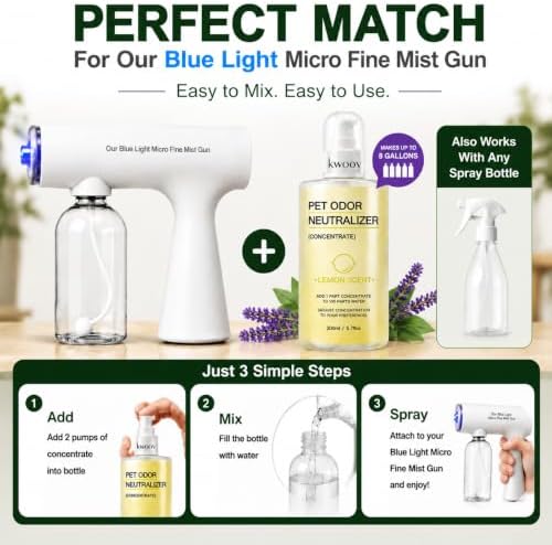 Pet Odor Eliminator Bio-Enzyme Concentrate Refill, Makes 8 Gal