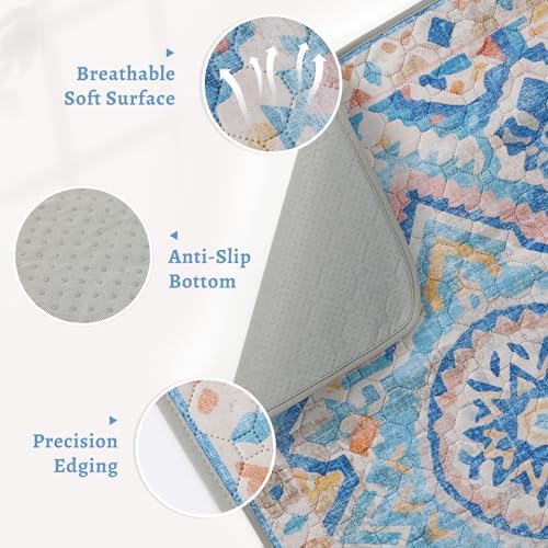NOYAL Washable Dog Pee Pads, Reusable Puppy Training, 2 Pack