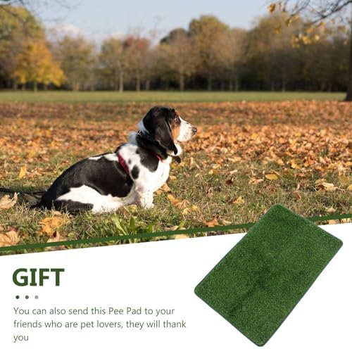 Decorative Fake Grass Pet Pee Pad Wear-Resistant Portable Mat for Dogs and Cats Use for Training and Pet Accessories