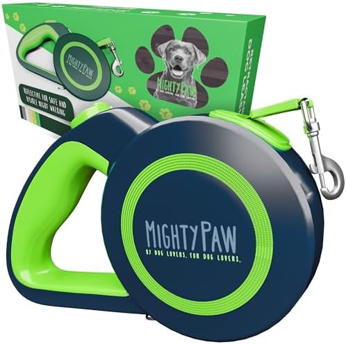 Mighty Paw Retractable Dog Leash 2.0, 16 Ft, for Medium Dogs, Heavy Duty