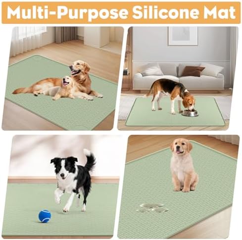 40" x28" Reusable Training Pads for Dogs Silicone Dogs Mat