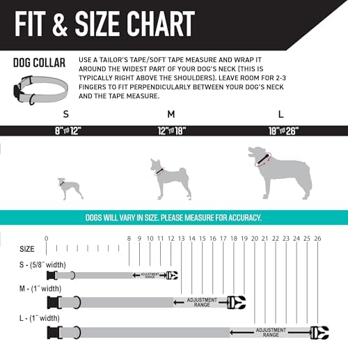 Wolfgang Heavy Duty, Adjustable Dog Collar with Quick Release Nylon Buckle for Walking & Training, ShatterShapes Print, Medium