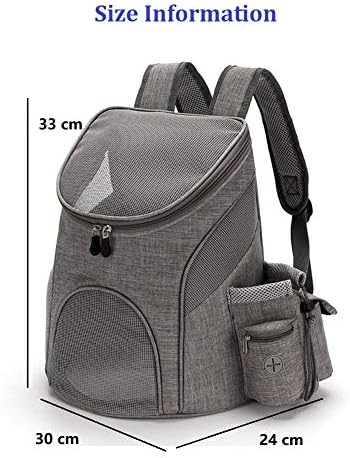 ETOPARS Pet Carrier Backpacks, Bag Carrier Pet Outdoor Backpack, Dog Travel Bag for Walking Hiking Bike and Motorcycle
