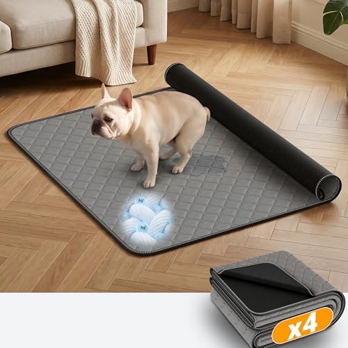 【Multi-Cycle & Odor Control】 PetDance Dog Pee Pads Infused Silver Ion Tech