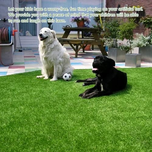 Artificial Grass Rug Turf for Dogs Indoor Outdoor Fake Grass for Dogs Potty Training Area Patio Lawn Decoration (98.3 x 39.4 Inch (Pack of 1))