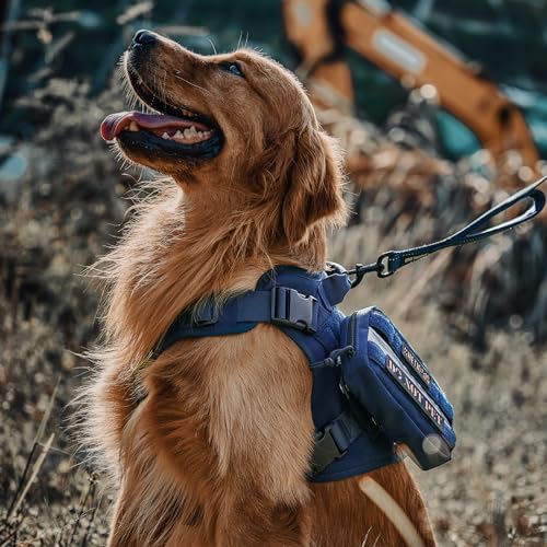 OneTigris Tactical Dog Harness Vest No-Pull Service Dog Vest for Large Dogs