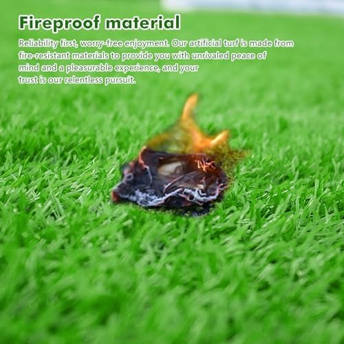 Artificial Grass Rug Turf for Dogs Indoor Outdoor Fake Grass for Dogs Potty Training Area Patio Lawn Decoration (98.3 x 39.4 Inch (Pack of 1))