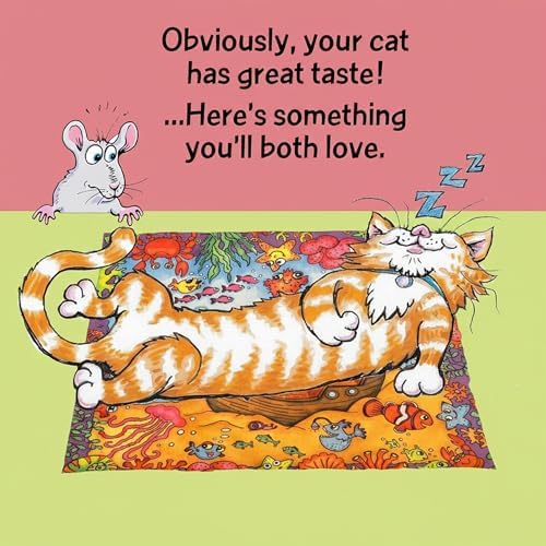 FUZZU Sweet Spot Kitty Carpet with Catnip | Cat Nip Carpet | Carpet for Cats (Shipwreck)
