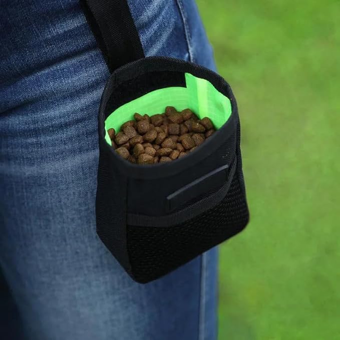 XGOPTS Mini Dog Treat Pouch for Pet Training Reward Walking | Small Dog Puppy Bait Holder Food Storage Container Snacks Toys Carrier Tote Easily Carries Pet Kibble Bags