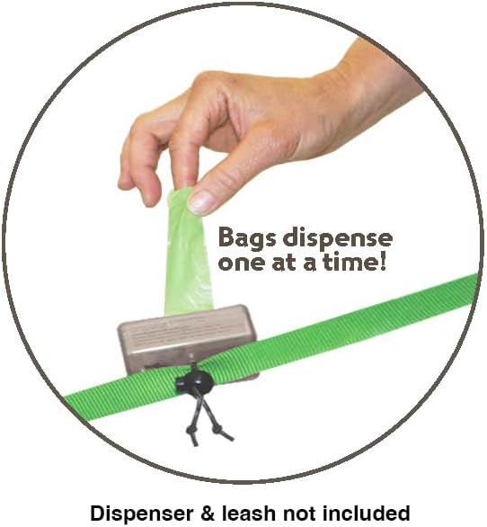 Neater Pet Brands Neater Bags Dog Waste Bag, No Rolls to Fuss With - Dog Poop Bags Dispense One at a Time, Doggie Poop Bag with Easy-Tie Handles (90 Count)