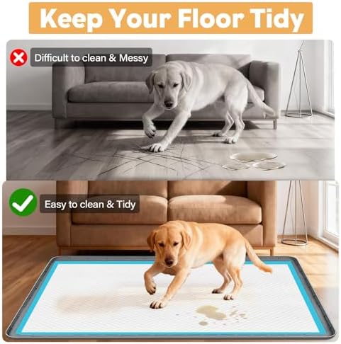 57" x40" Pee Pad Holder for Dogs Puppy Pad Holder Dark Gray