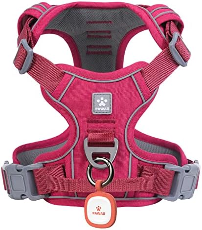 Pawaii No Pull Dog Harness with Pet ID Tag, Reflective Vest
