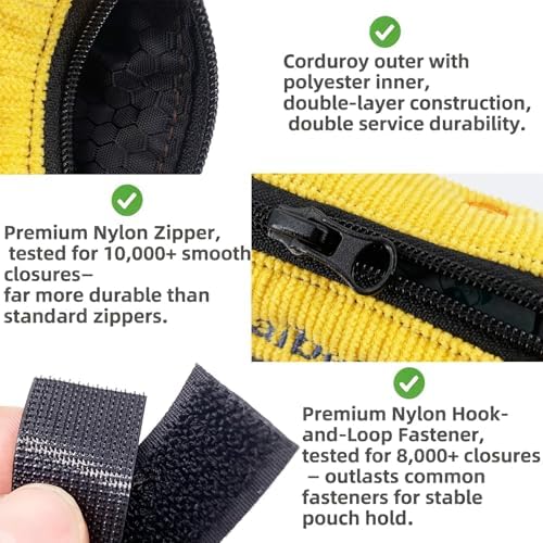 Dog Poop Bag Holder for Leashes doggie bag holder (Yellow)
