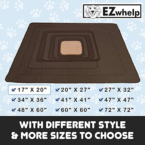 EZwhelp Reusable Dog Pee Pads, Washable Waterproof Puppy Training Pad 17x20