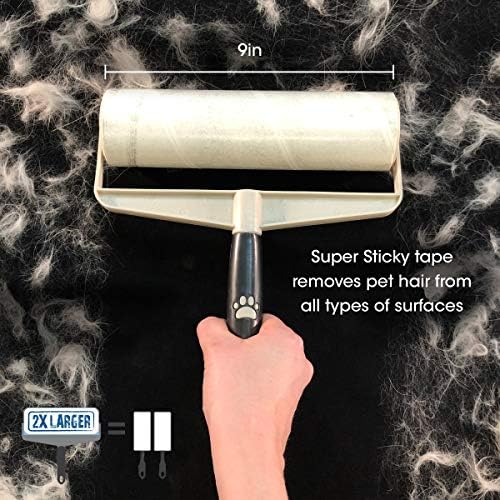Spotty Supersize Extra Sticky, Adhesive Lint Roller Refill, Pet Cat & Dog Hair Remover for Clothes and Furniture, 60 Sheet ct