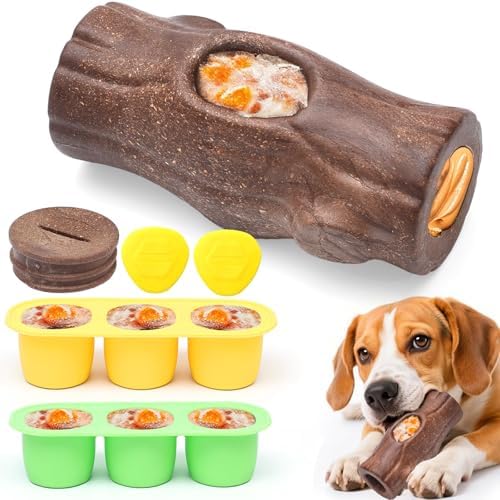 1 Pack Dog Toys for Aggressive Chewers Brown