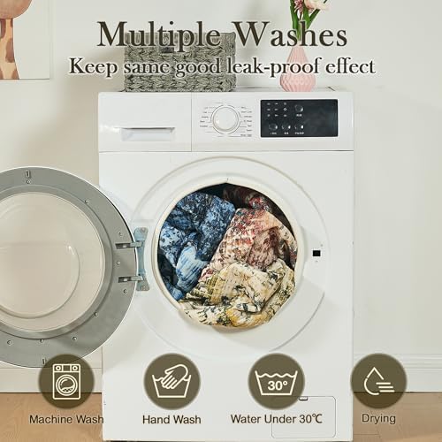 Qeils Washable Pee Pads for Dogs, Reusable Puppy Pads 18"x 24" 2 Pack