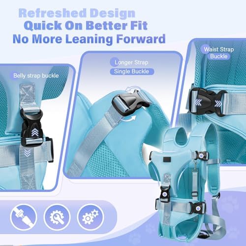 YUDODO Front Pet Carrier Backpack for Small Dog, Legs Out Dog Chest Carrier