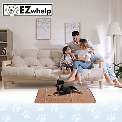 EZwhelp Reusable Dog Pee Pads, Washable Waterproof Mat 34x36 in, 1-Pack