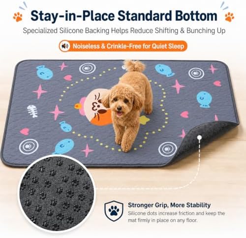 Washable Dog Pee Pad Reusable Puppy Training Pad 1 Pack 72"x72"