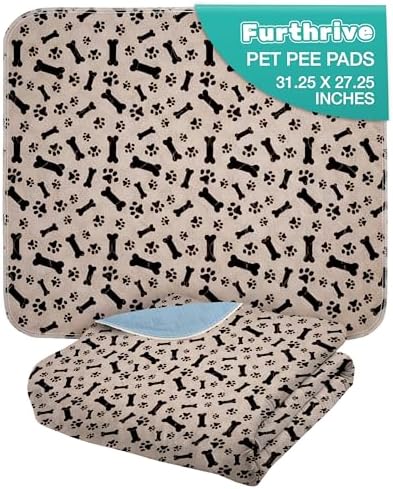 Furthrive Washable Pee Pads for Dogs with Pheromone Attraction, Reusable