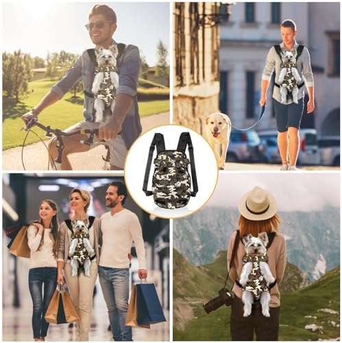 YUDODO Pet Dog Carrier Backpack Adjustable Front Carrier for Small Dog Cat