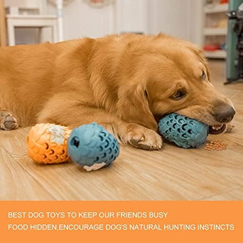 Indestructible Dog Toys for Large Aggressive Chewers - Durable Dragon Egg Dog Toy, Tough Treat Dispensing