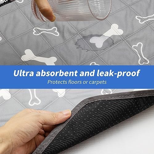 Washable Pee Pads for Dogs, Reusable Puppy Pads Pet Training Pads , Waterproof Machine Wash, Suitable for Floor Protector, Couch Cover, Crate, Potty Training, 26.8 Inch 1 Pack (Octagon)