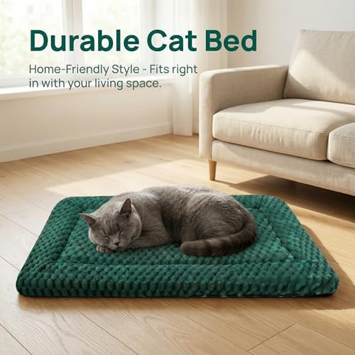 Cat Bed Mat - Durable & Cute Crate Beds for Extra Small Dogs & Cats, Comfortable Kennel Pad for Home, Crate & Travel