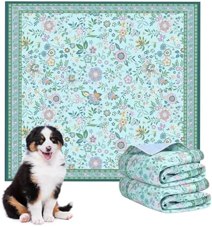 Washable Pee Pad for Dogs, 2 Pack Extra Large Puppy Pads, 48"x48"