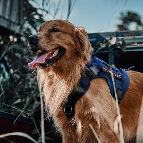 OneTigris Tactical Dog Harness with Handle No-Pull Adjustable for Small Dog