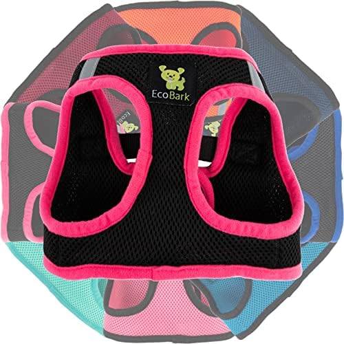 EcoBark Step in Dog Harness, Reflective Soft Padded Mesh Vest, XXS & Small