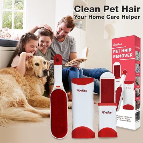 Pet Hair Remover: Reusable Dog Cat Lint Brush for Couch Furniture - 1 Pack