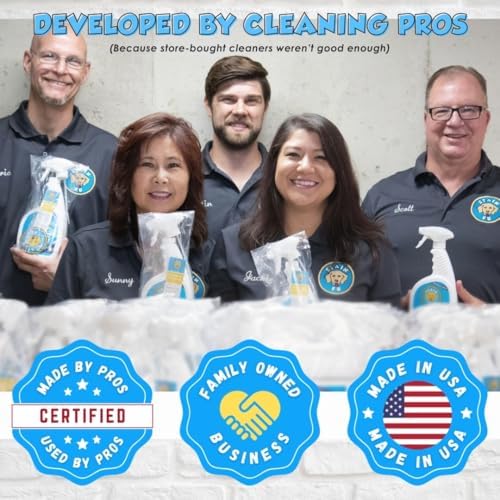 Pet Stain & Odor Remover – Carpet Cleaner Spray for Dog & Cat Urine, Feces, Vomit, Coffee & Wine Stains – Upholstery, Rugs & Furniture Cleaner – 24 oz