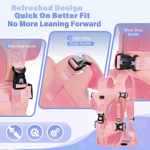 YUDODO Front Pet Carrier Backpack for Small Dog, Legs Out Dog Chest Carrier