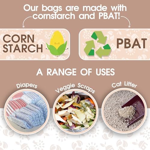 Pet N Pet Poop Bags for Dogs, 120 Count, Plant Based Thick Roll