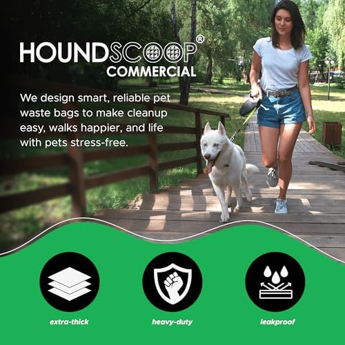 3200 Ct XL Pull-Strap Header Pet Waste Bags for HOA Stations