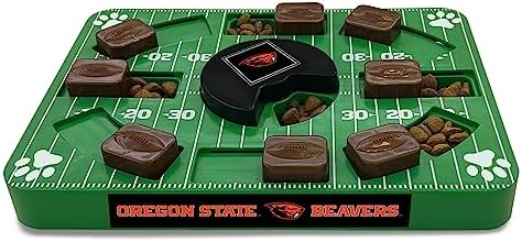 Pets First NCAA Oregon State Beavers Puzzle Toy, Puzzle Treat Dog Toy, Interactive Dog Treat Toy, Dog Puzzle Feeding Slow Toy
