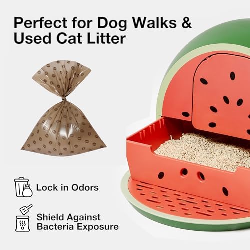 VETRESKA Dog Poop Bags, Coffee Scented Waste Bags, 300 Count