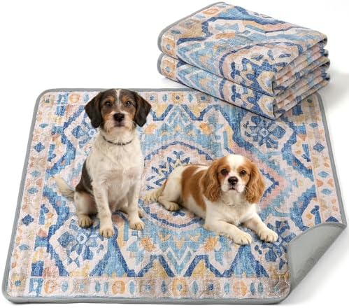 NOYAL Washable Dog Pee Pads, Reusable Puppy Training, 2 Pack