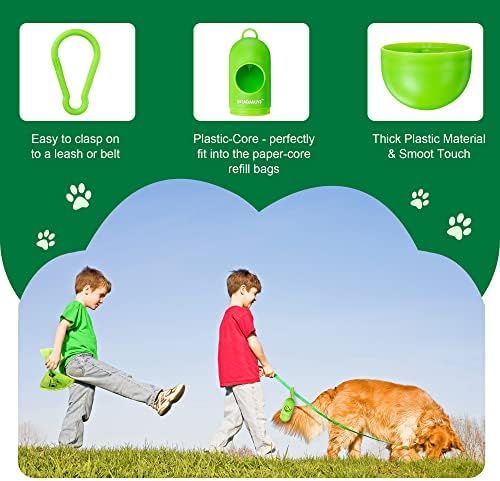 Biodegradable Dog Poop Bags 300 Count, 20 Rolls, Recyclable Waste with Dispenser, Large 9 x 13 Inches, Extra Thick, Leak Proof for Dogs and Cats