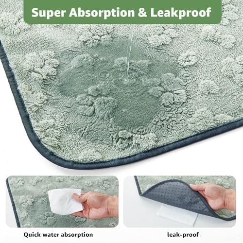 LOOBANI Washable Pee Pads for Dogs,2 Pack Reusable Puppy Pads 36"x41"