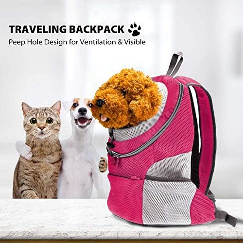 PETCUTE Dog Backpack Carrier Cat Carrier Pet Travel Carriers for Small Dogs and Cats Pet Travel Backpack