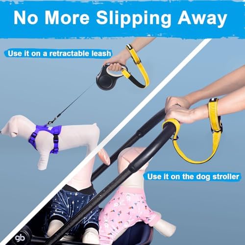 PetBonus Short Dog Leash, Safety Wrist Strap for Dog Retractable Leash