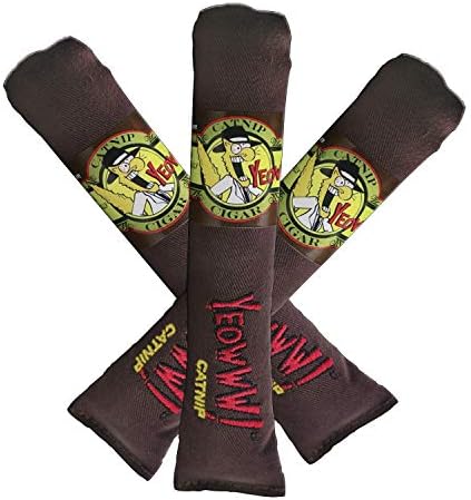 Yeowww! Catnip Cigar 3 Pack | Pure Leaf & Flowertop Blend | Cat and Kitten Toy