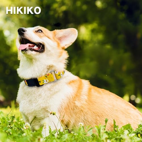 Hikiko Martingale Collar for Dogs with Special Pattern,Adjustable,S