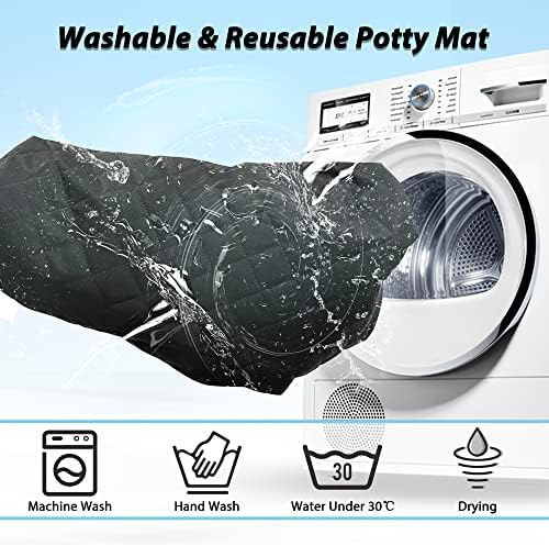 Washable Pee Pads for Dogs 48"x48" Reusable Puppy Pad Pet Training Pads, Waterproof Mat Non-Slip, Dog Pee Pad Whelping Pads Dog Mat-Playpen,Crate,Sofo,Car,Potty,Bed