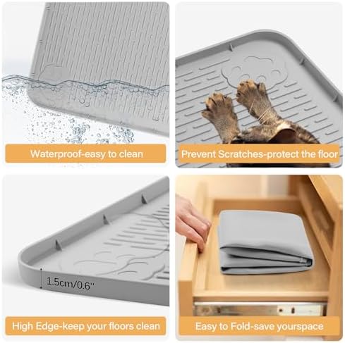 50" x35" Pee Pad Holder for Dog Puppy Pad Holder Gray