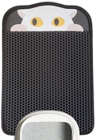 Lukamoo® Cute Double-Layer Litter Mat, Ideal for Any Cat Litter