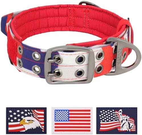 ADITYNA Heavy Duty Dog Collar for Extra-Large Dogs with Traffic Handle